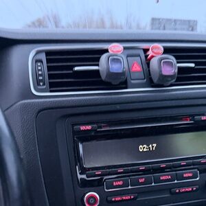 Car Dashboard Air Vent Mount Holder - Black